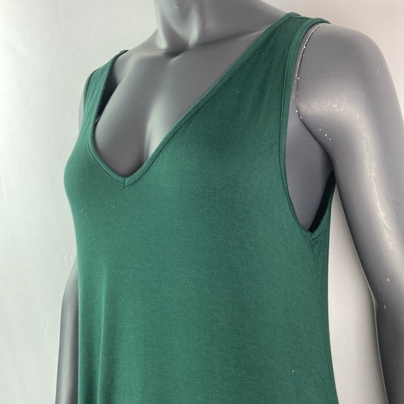 Bishuige dark green sleeveless dress large nwt - Picture 2 of 6